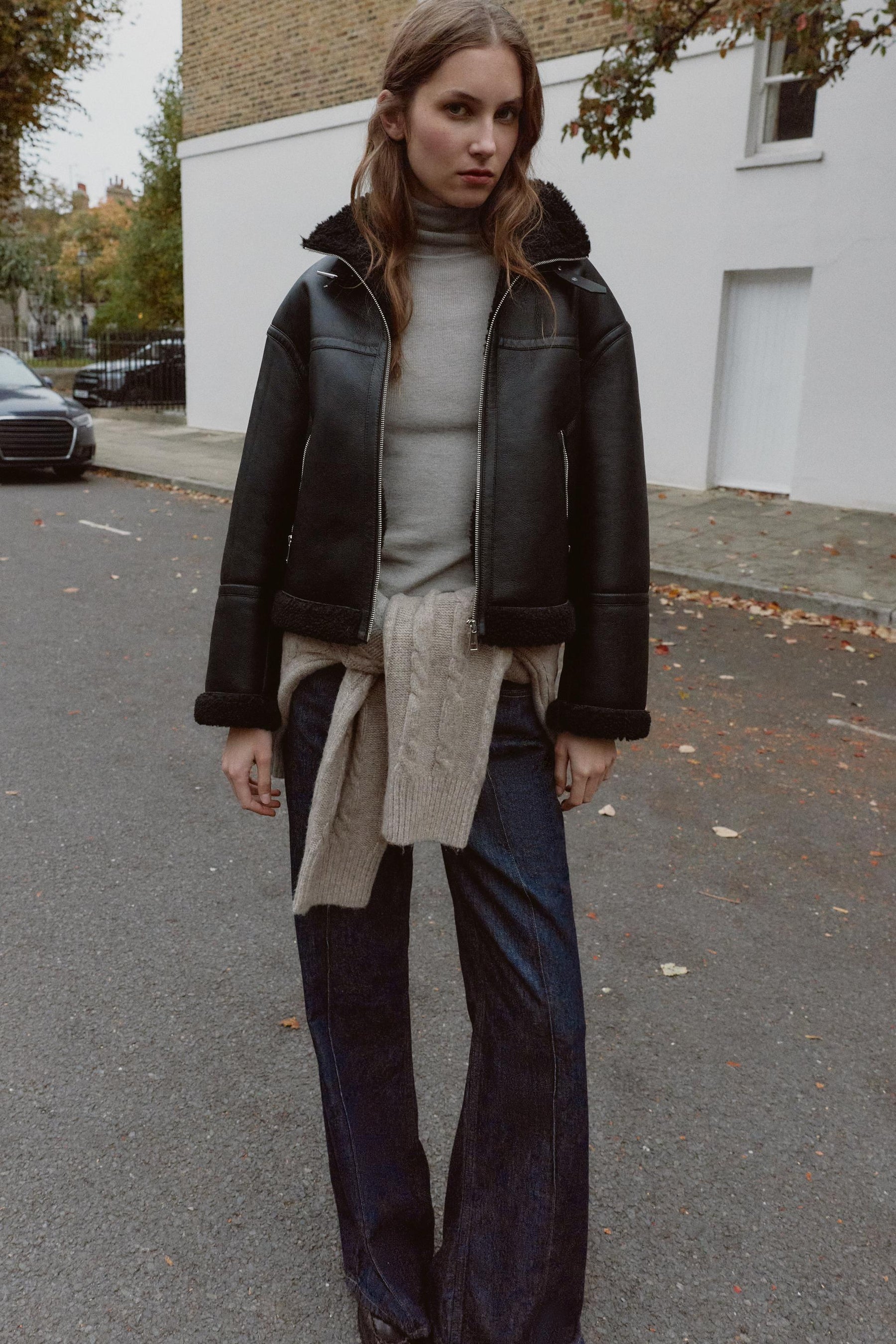 Faux Shearling Jacket