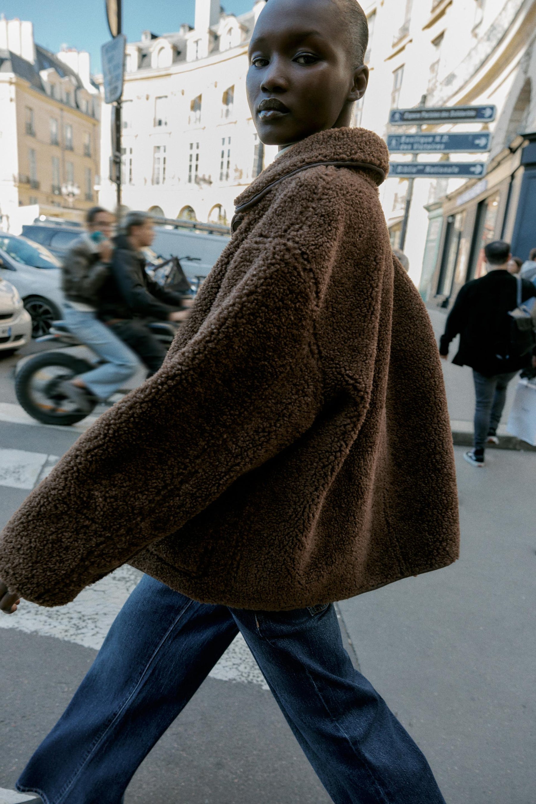 REVERSIBLE DOUBLE-FACED JACKET