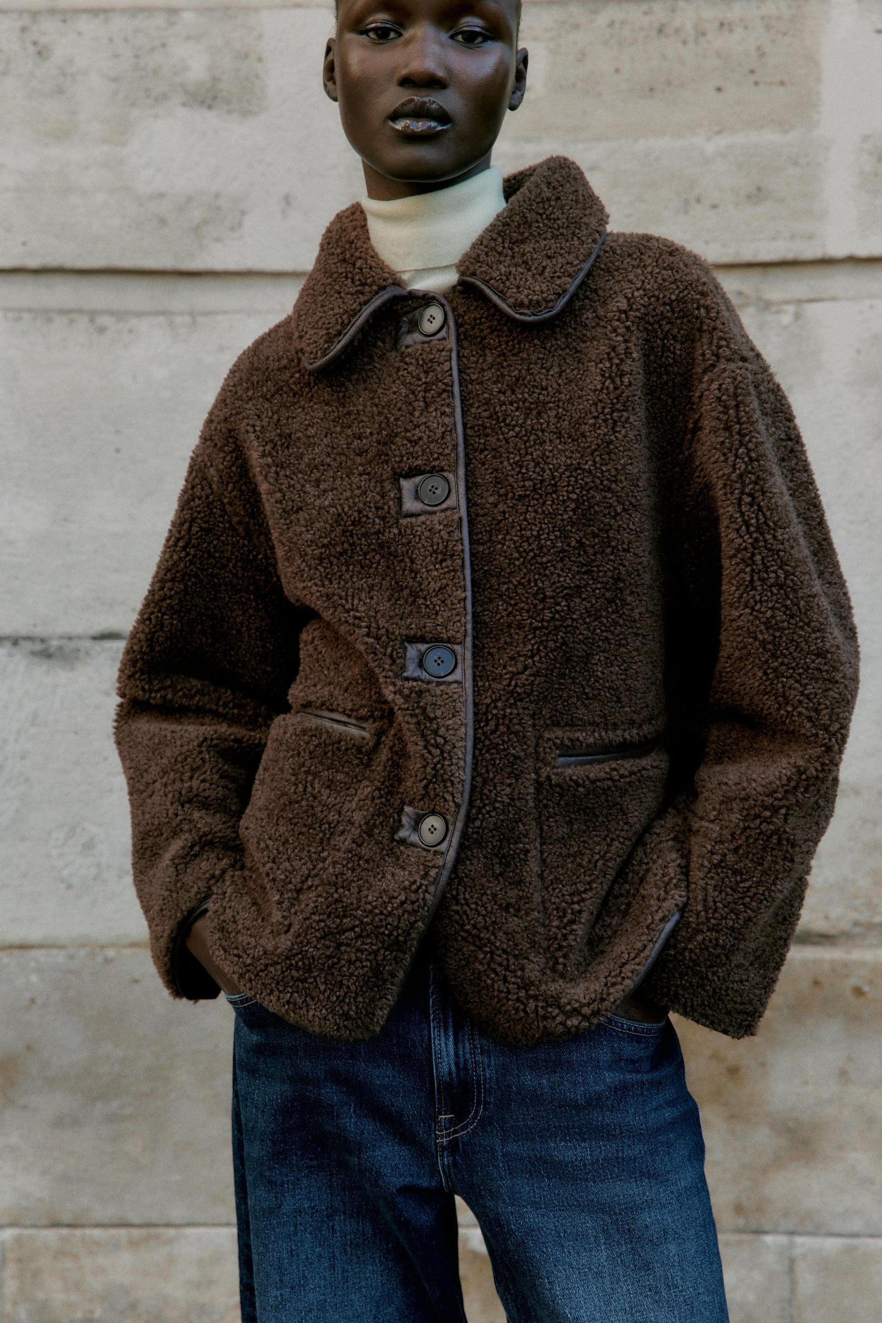 REVERSIBLE DOUBLE-FACED JACKET