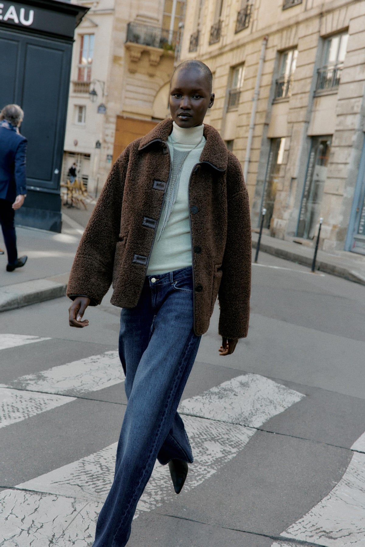 REVERSIBLE DOUBLE-FACED JACKET