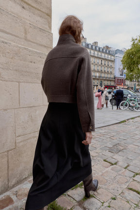 Soft High Neck Jacket