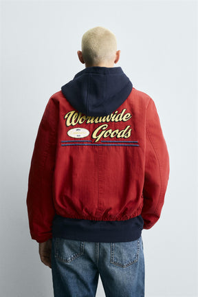 BOXY FIT EMBROIDERED JACKET - Image 3