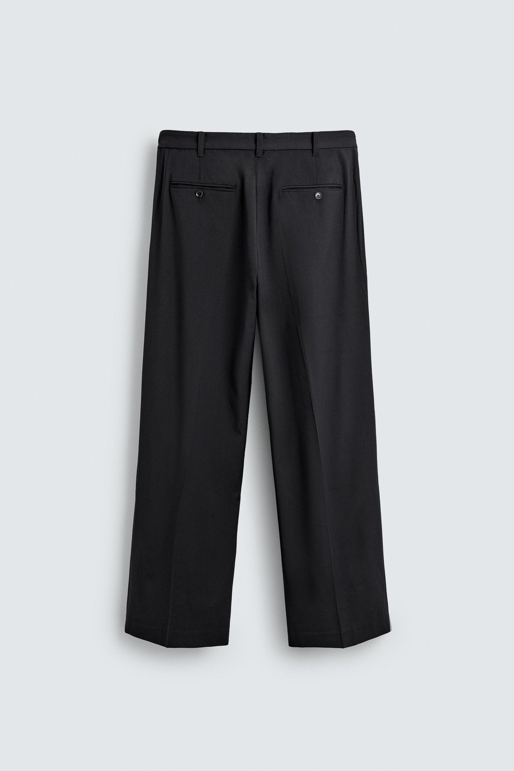 PLEATED TEXTURED TROUSERS - Image 8
