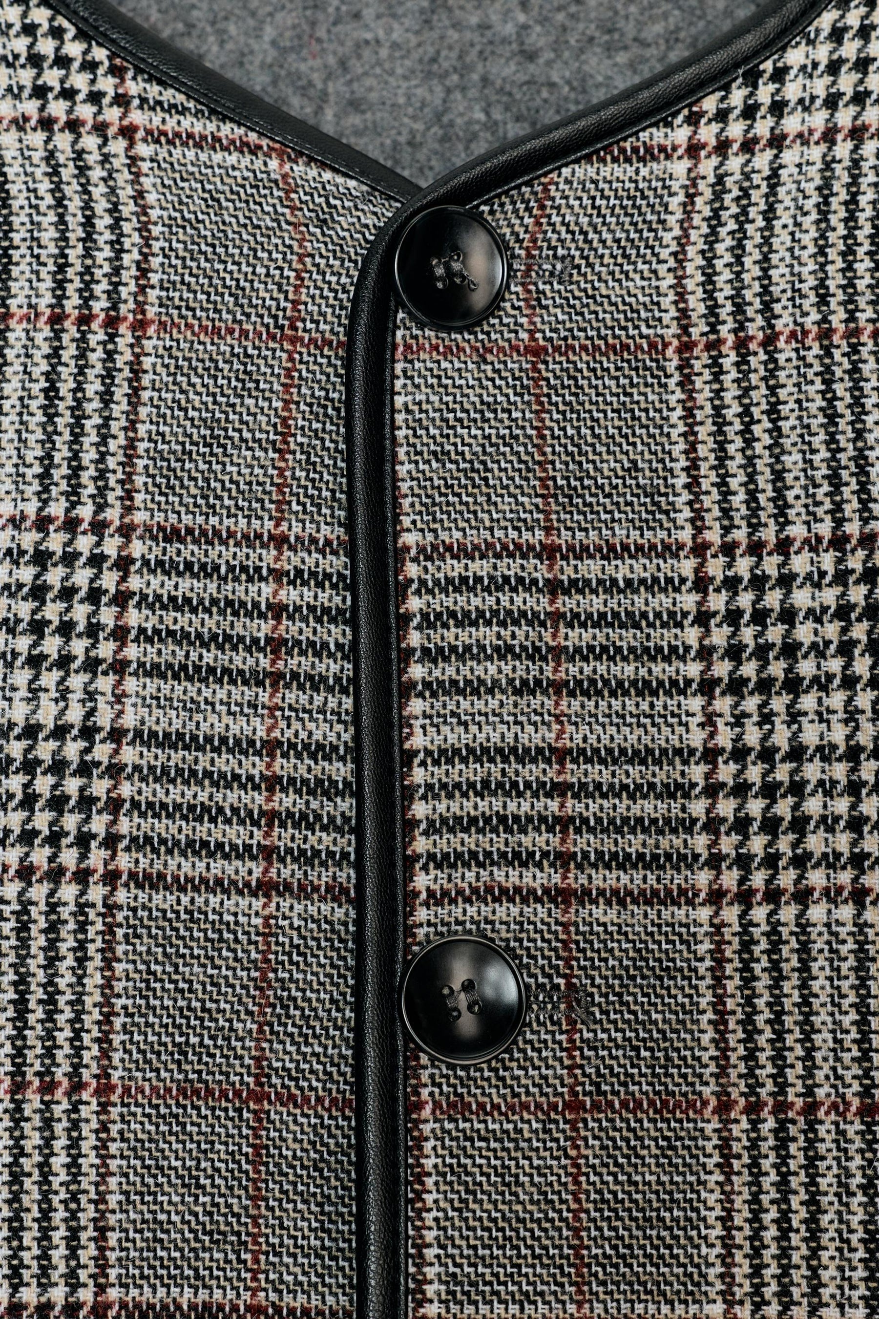 REVERSIBLE JACKET WITH FAUX LEATHER TRIMS - Image 9