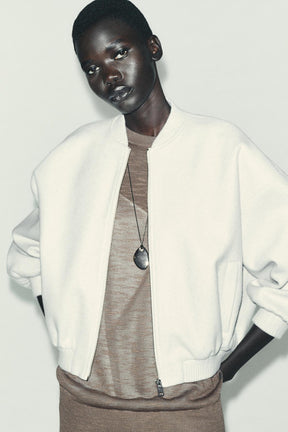 SOFT OVERSIZE BOMBER JACKET - Image 2