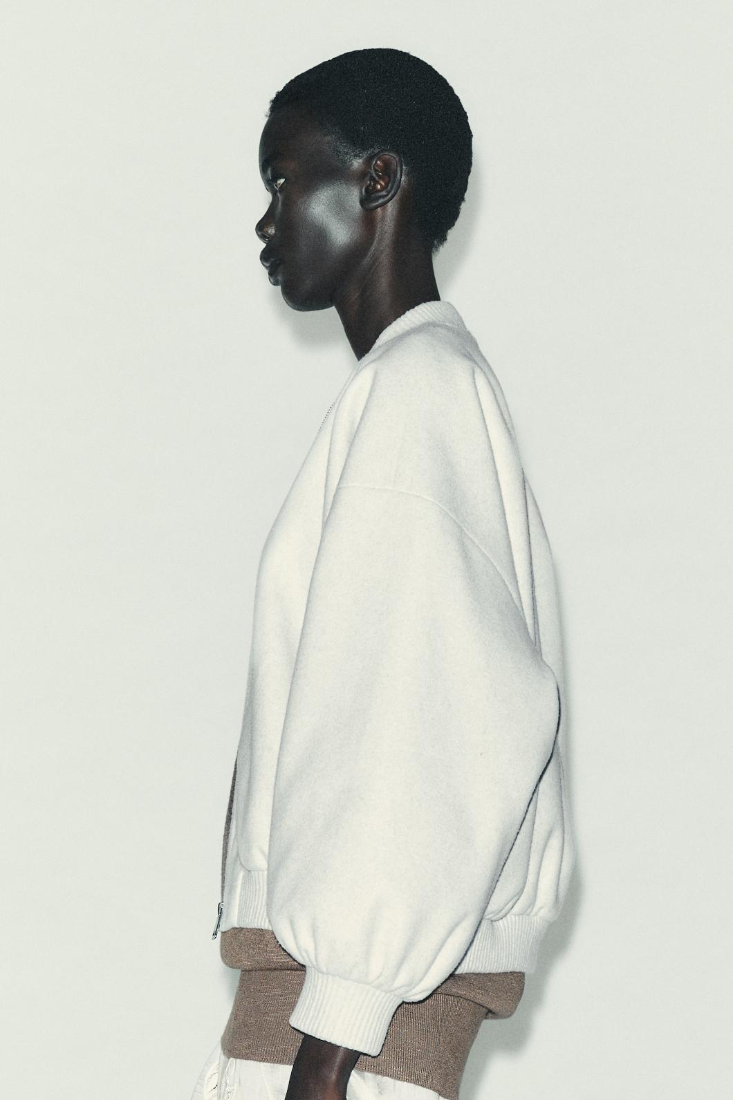 SOFT OVERSIZE BOMBER JACKET - Image 3