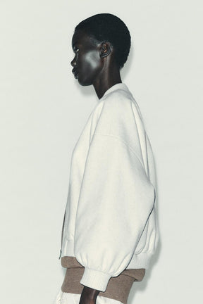 SOFT OVERSIZE BOMBER JACKET - Image 3