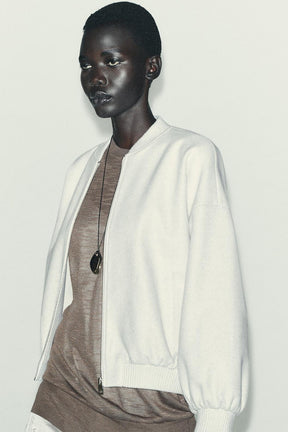 Oversized Bomber Jacket