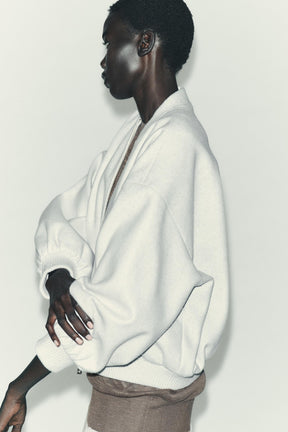 SOFT OVERSIZE BOMBER JACKET - Image 5