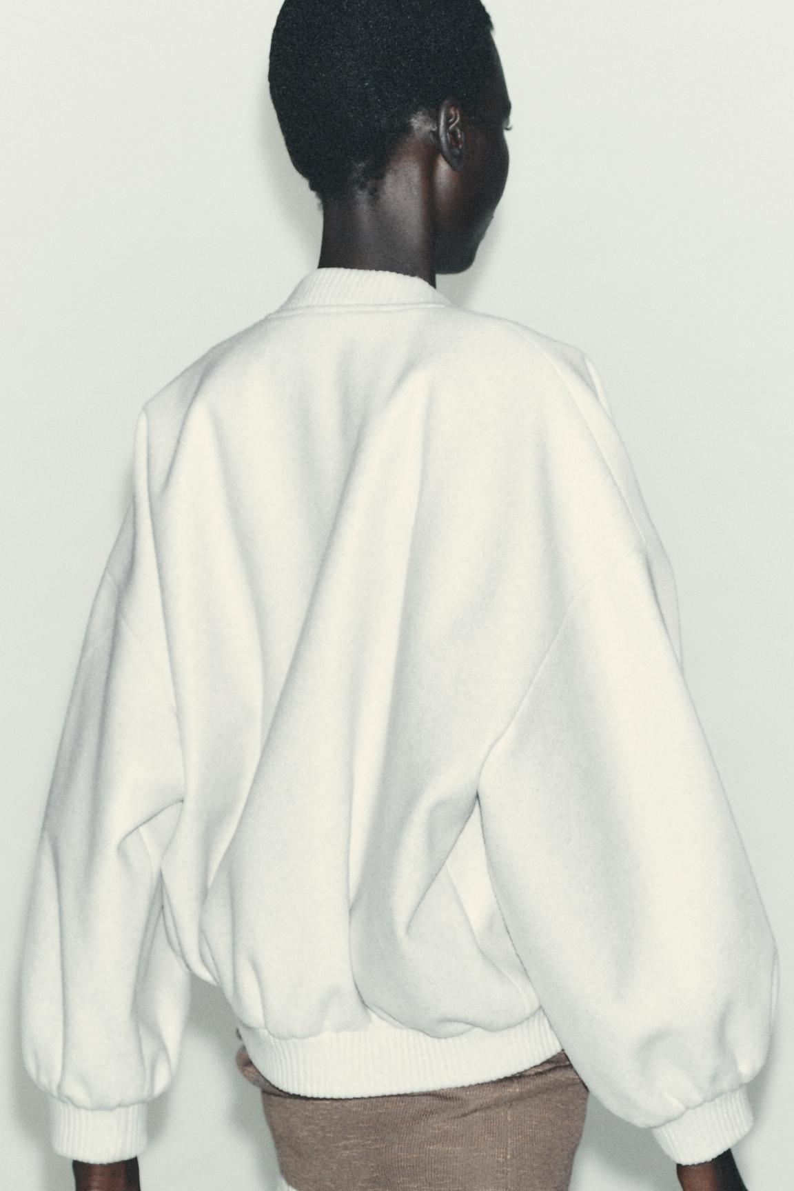 SOFT OVERSIZE BOMBER JACKET - Image 7