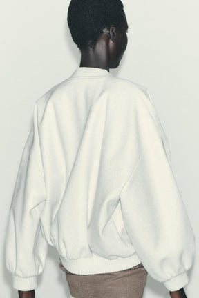 SOFT OVERSIZE BOMBER JACKET - Image 7