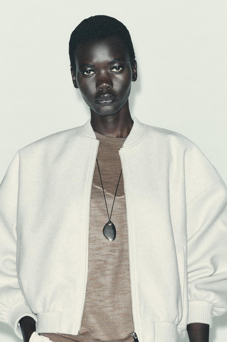 SOFT OVERSIZE BOMBER JACKET - Image 1