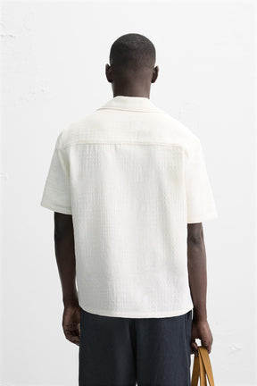 RELAXED FIT JACQUARD SHIRT - Image 3