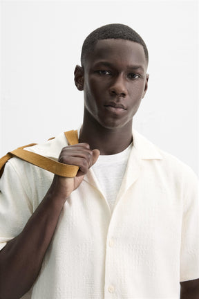 RELAXED FIT JACQUARD SHIRT - Image 5