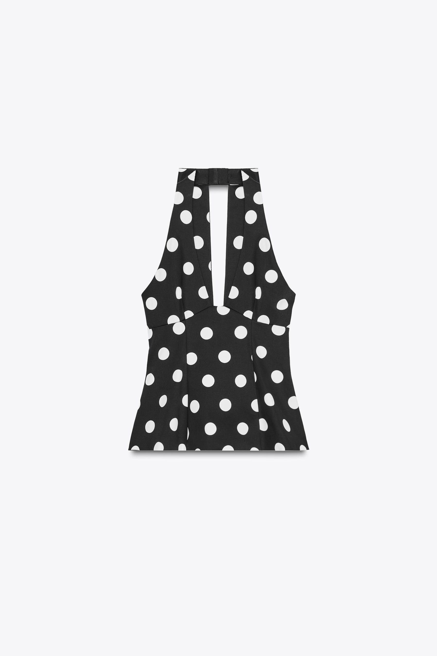 Polka Dot Halter Top