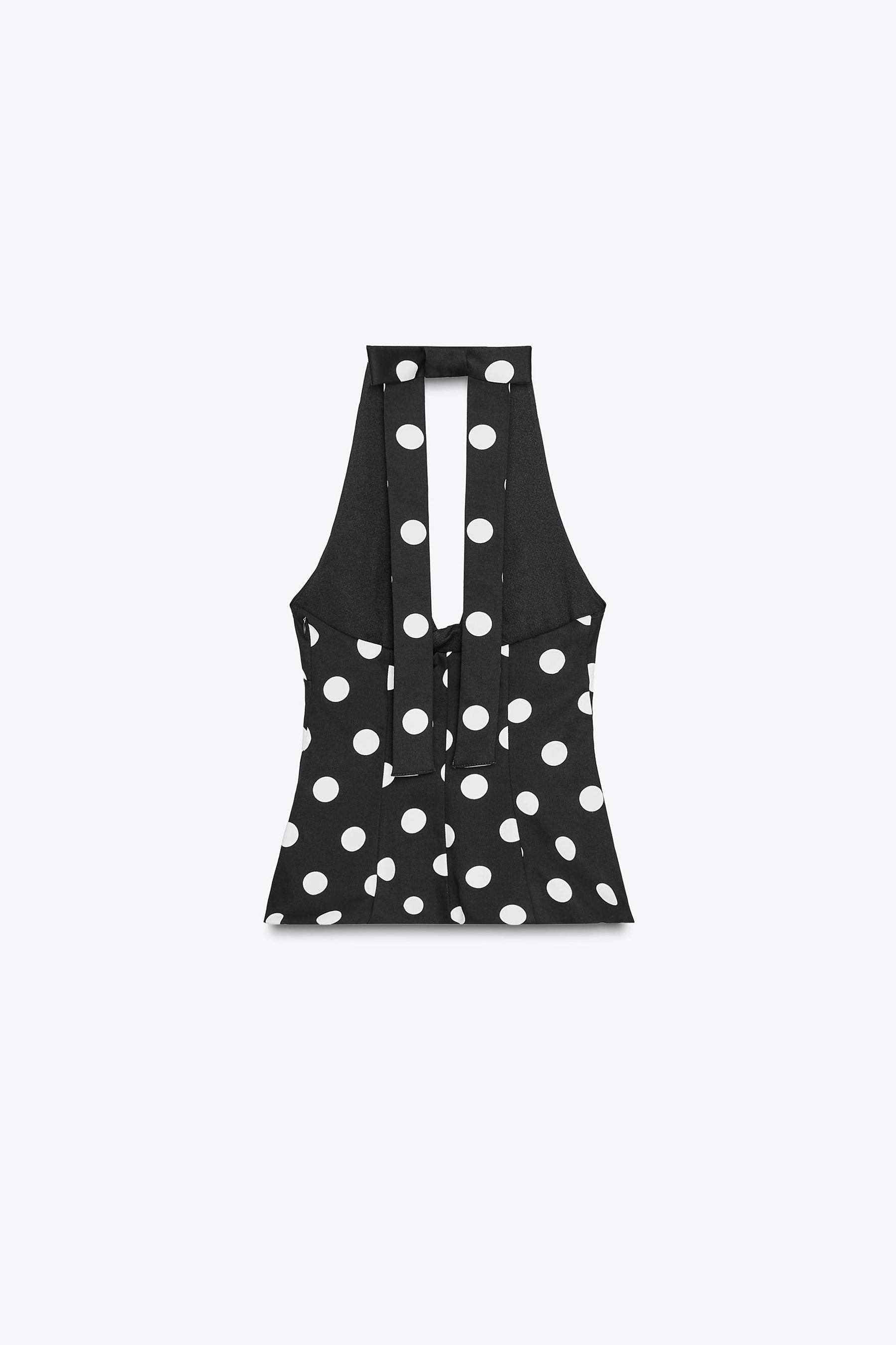 Polka Dot Halter Top