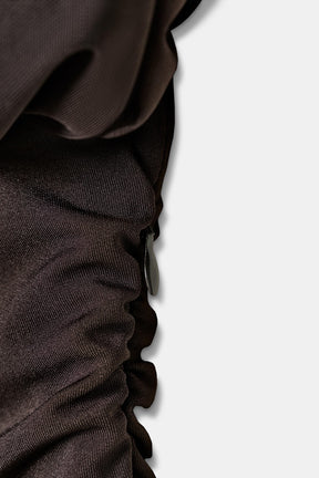 COMBINED DRAPED MIDI DRESS - Image 7