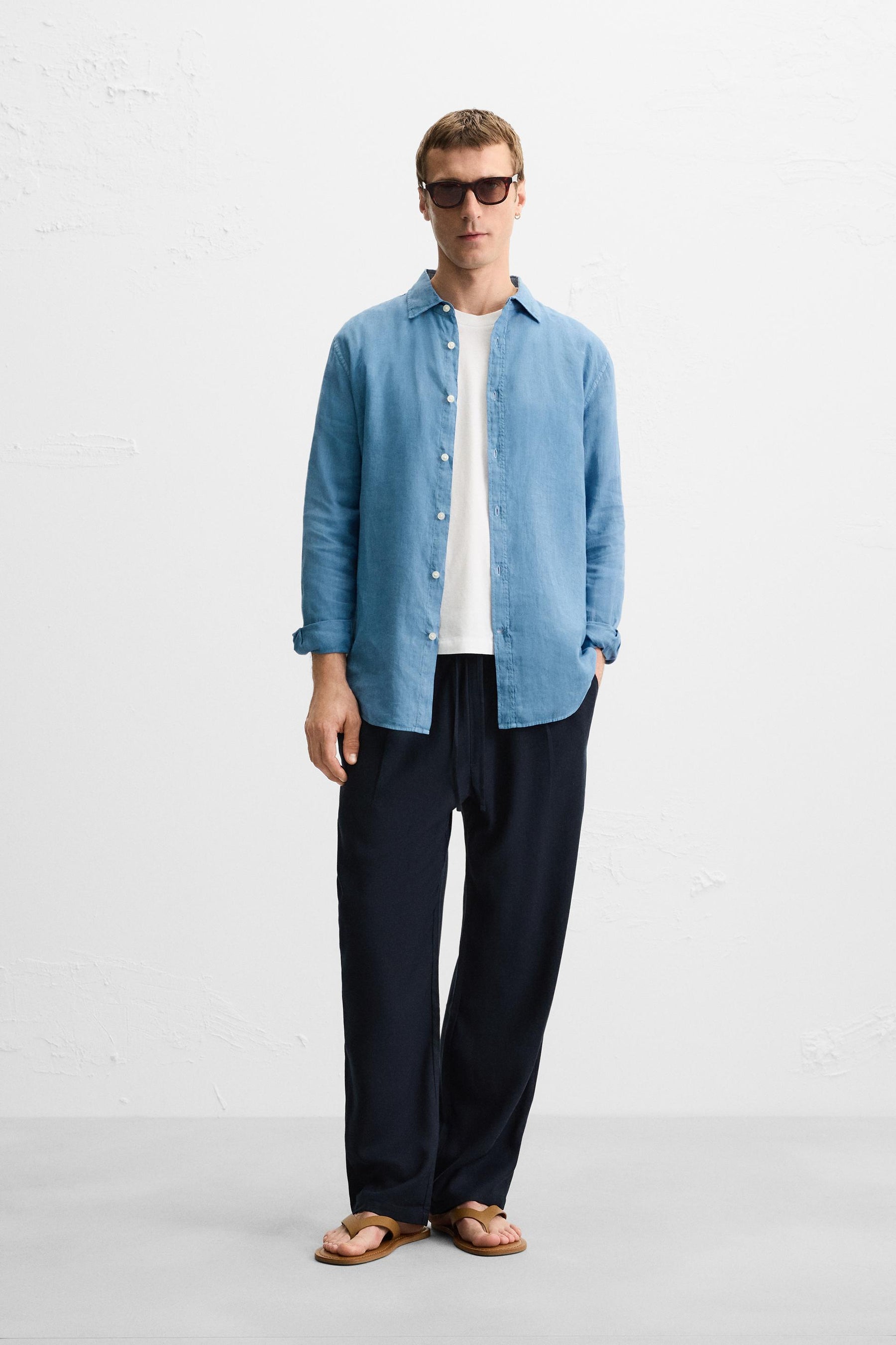 100% LINEN SHIRT - Image 1