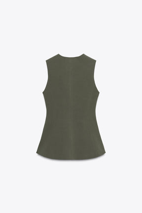 Cotton Stretch Top with