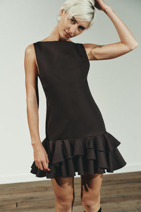 SHORT DRESS WITH RUFFLES - Image 2