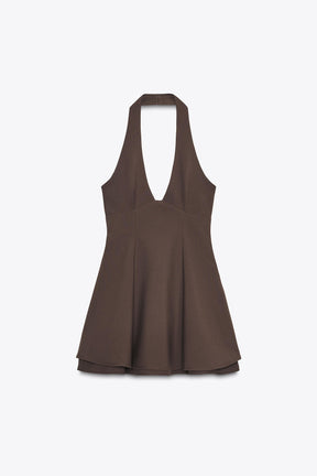 HALTER TWO-LAYER DRESS - Image 3