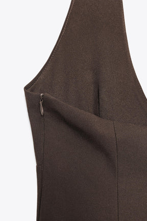 HALTER TWO-LAYER DRESS - Image 5