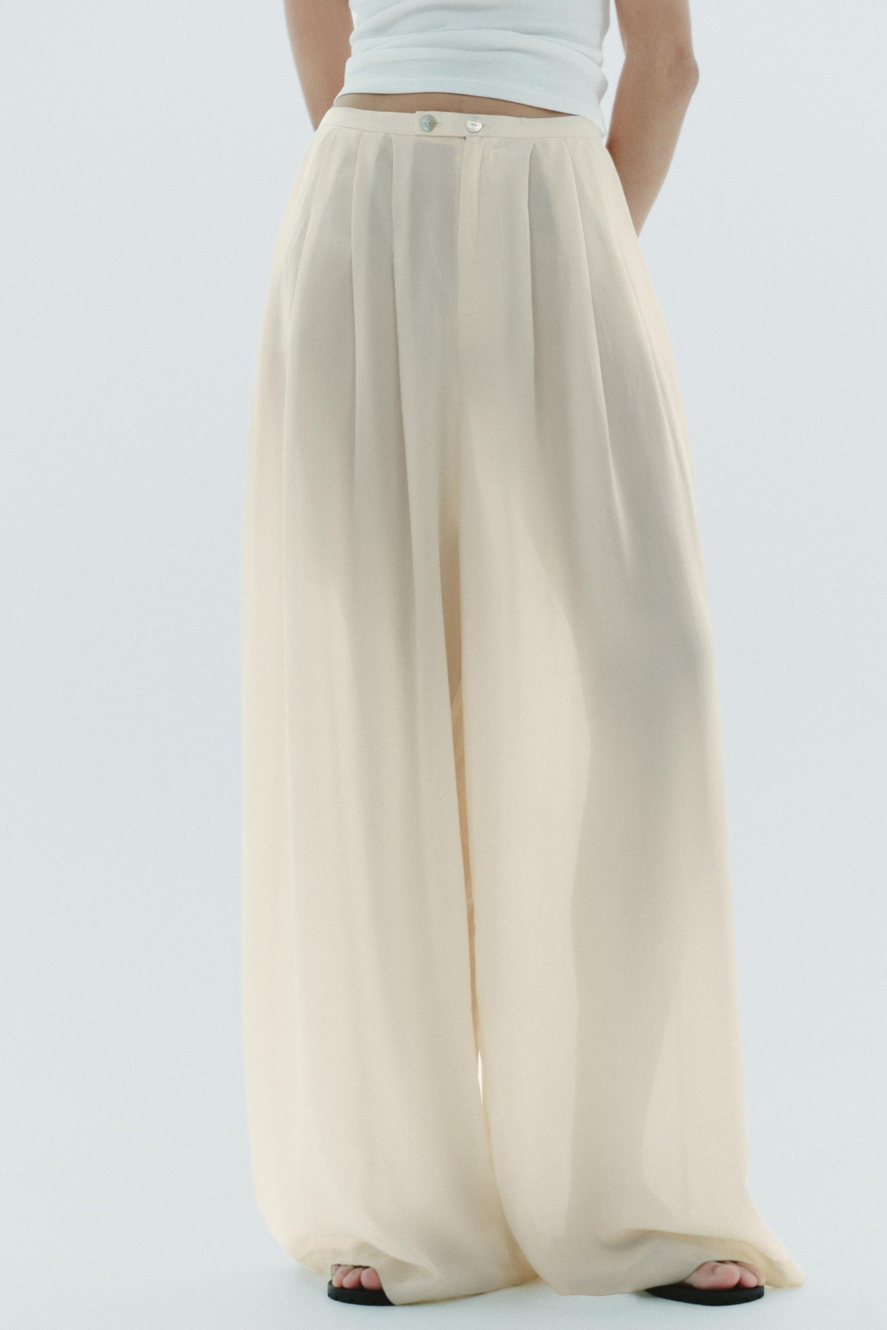 MULTI-PLEAT TROUSERS