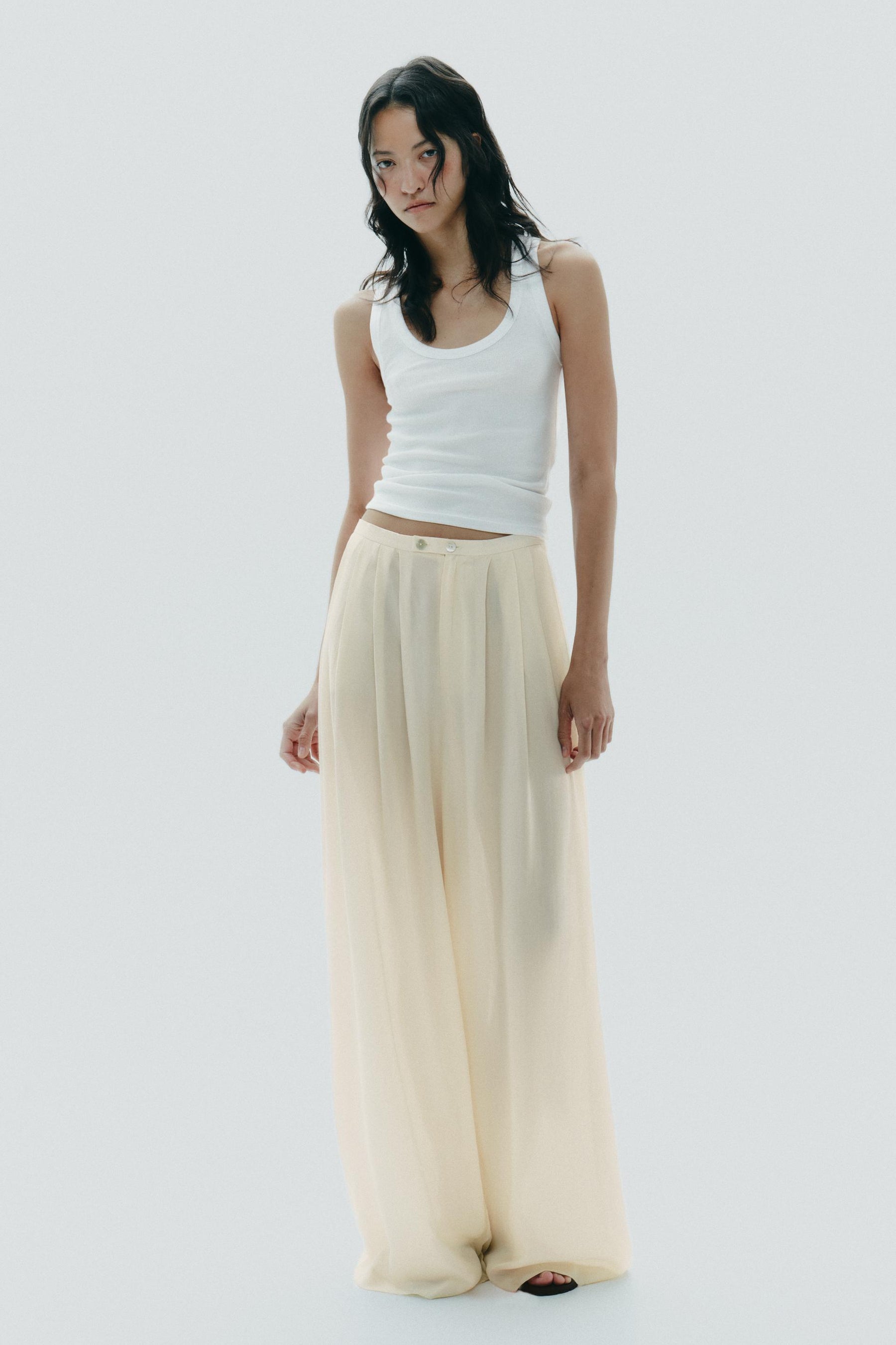 MULTI-PLEAT TROUSERS