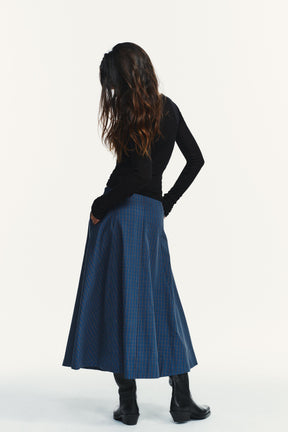 PLEATED MIDI SKIRT