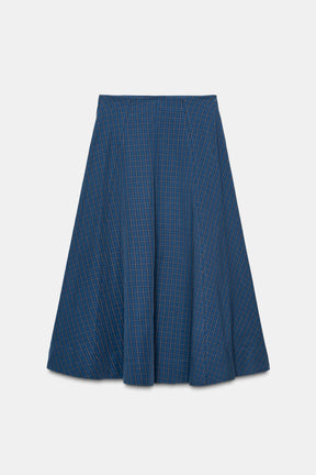 PLEATED MIDI SKIRT