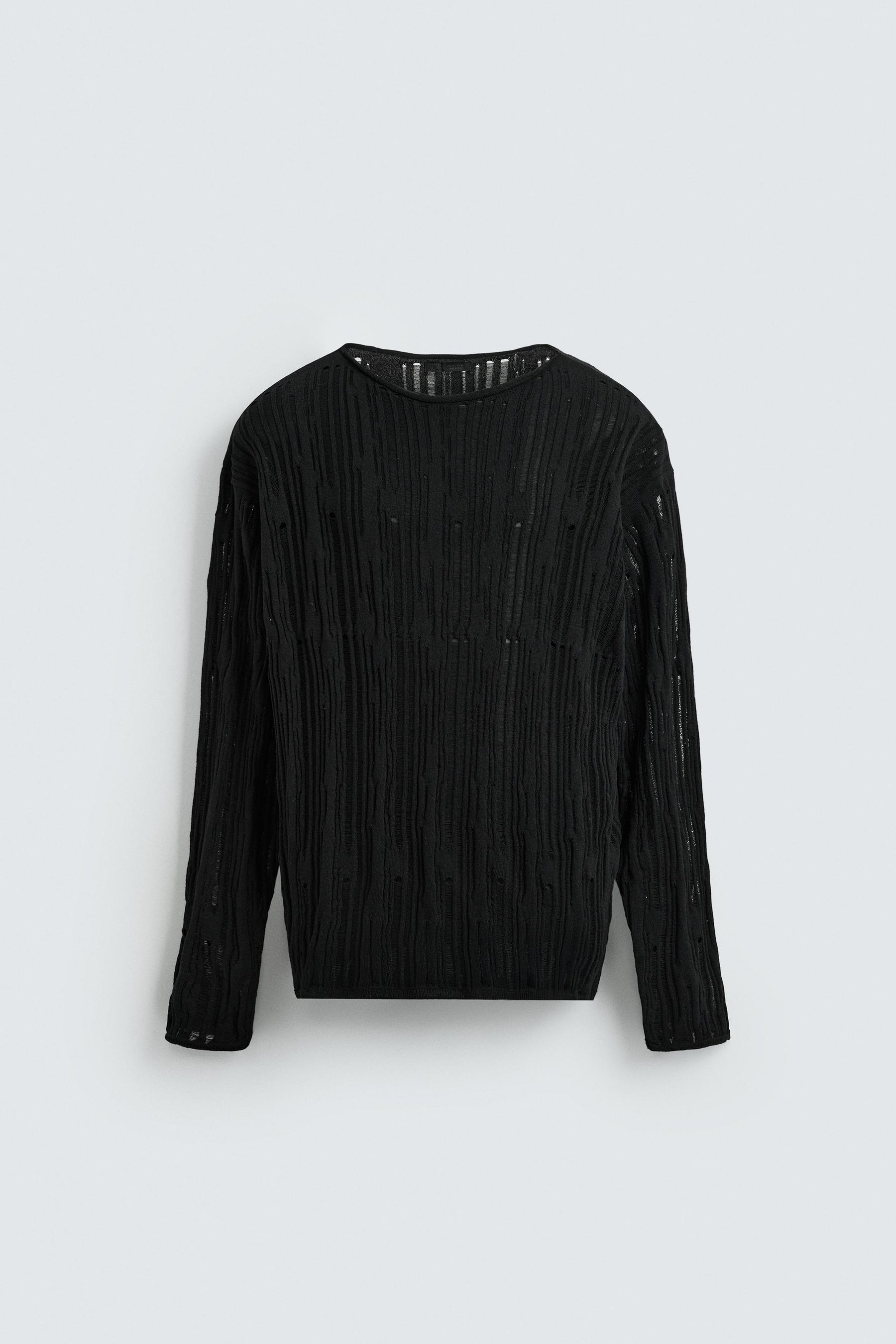 DECONSTRUCTED TEXTURED SWEATER - Image 7