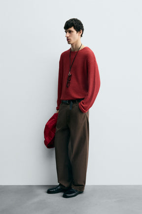 TEXTURED KNIT SWEATER - Image 4