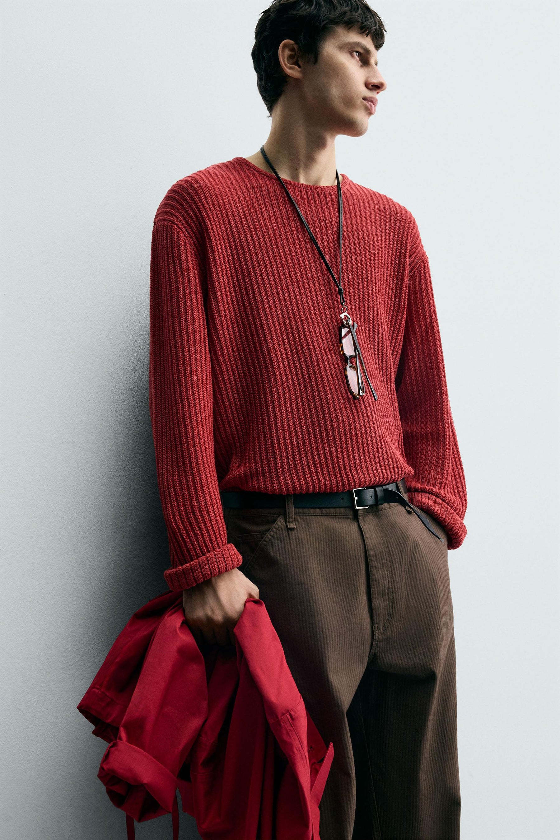 TEXTURED KNIT SWEATER - Image 6