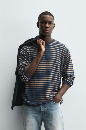 STRIPED JACQUARD SWEATER - Image 2