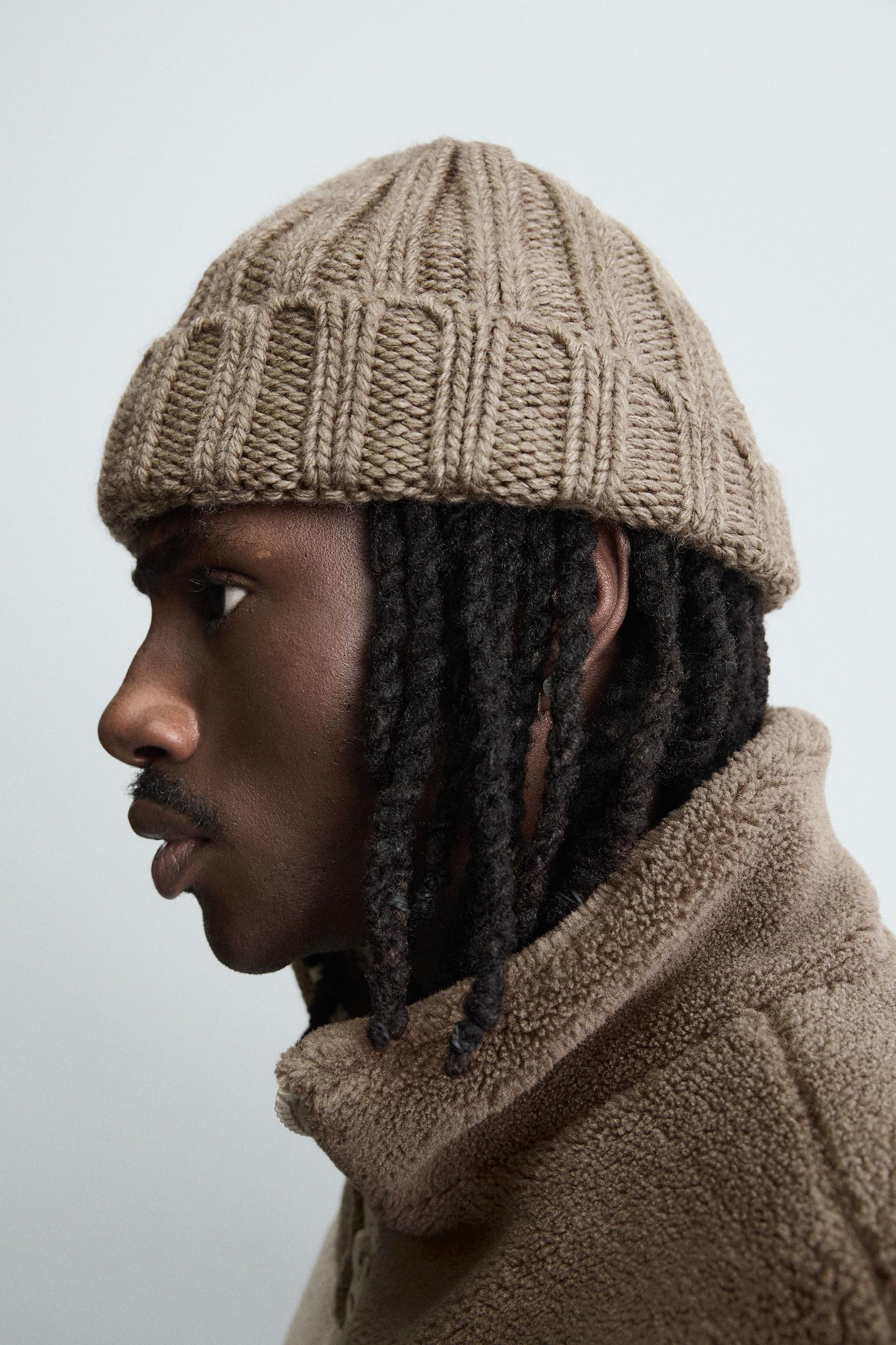 RIBBED BEANIE - Image 1