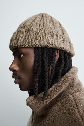 RIBBED BEANIE - Image 1