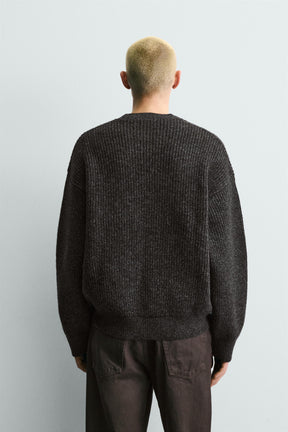 Textured Knit Pullover