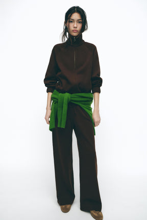 Soft Zip-Up Sweatshirt