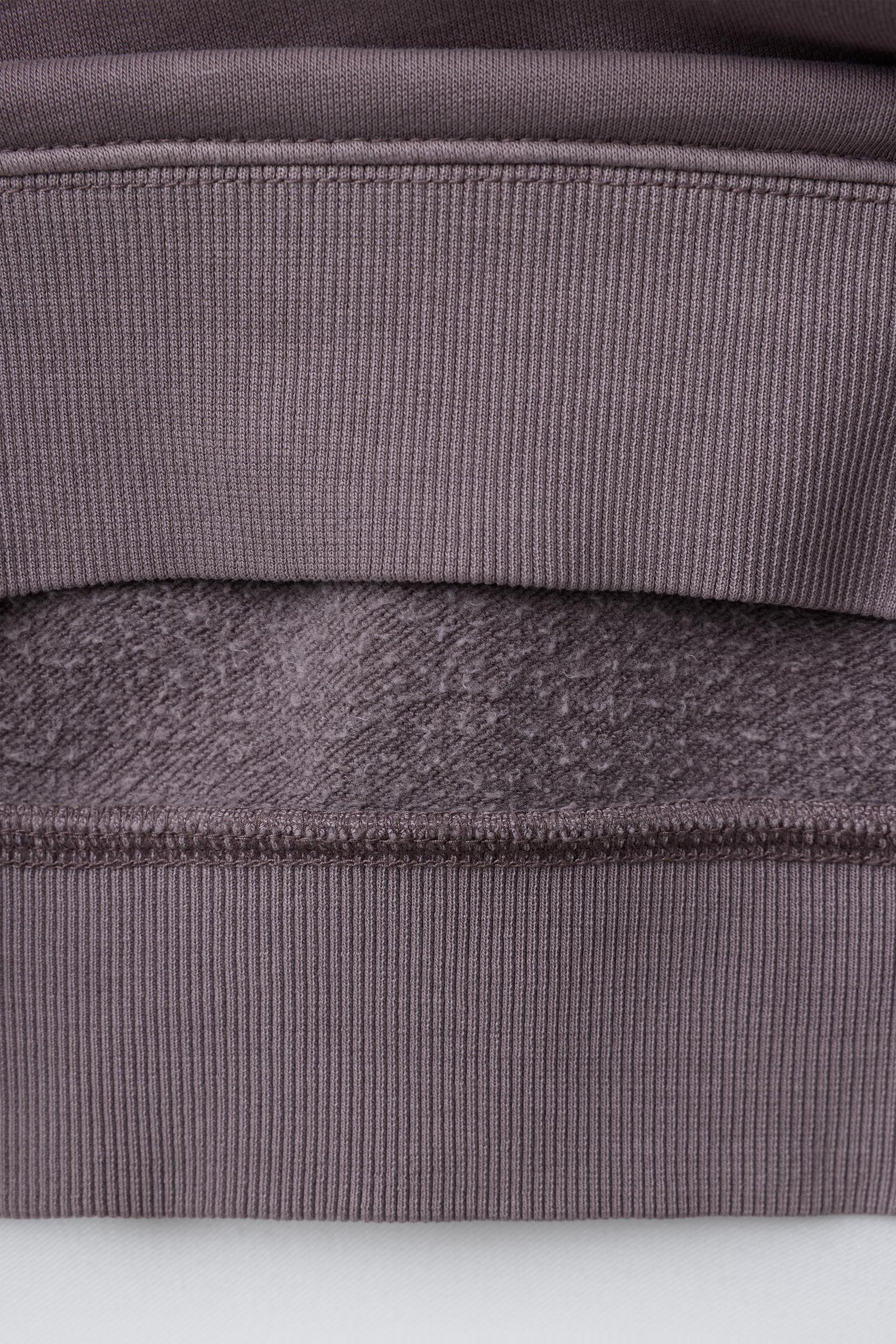 WASHED-EFFECT SLOGAN SWEATSHIRT - Image 6