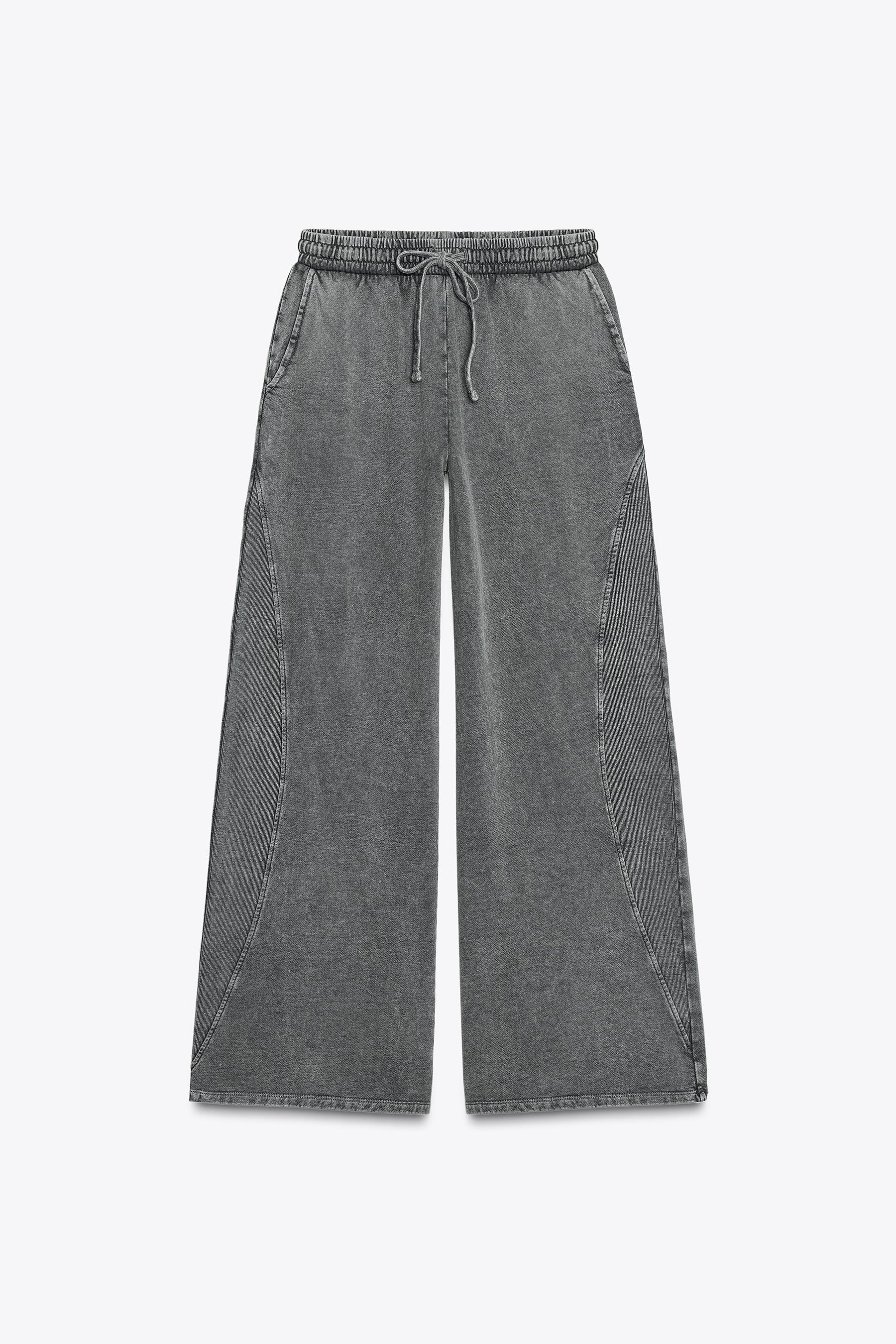 WASHED TROUSERS