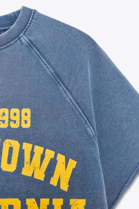 PLUSH WASHED SWEATSHIRT