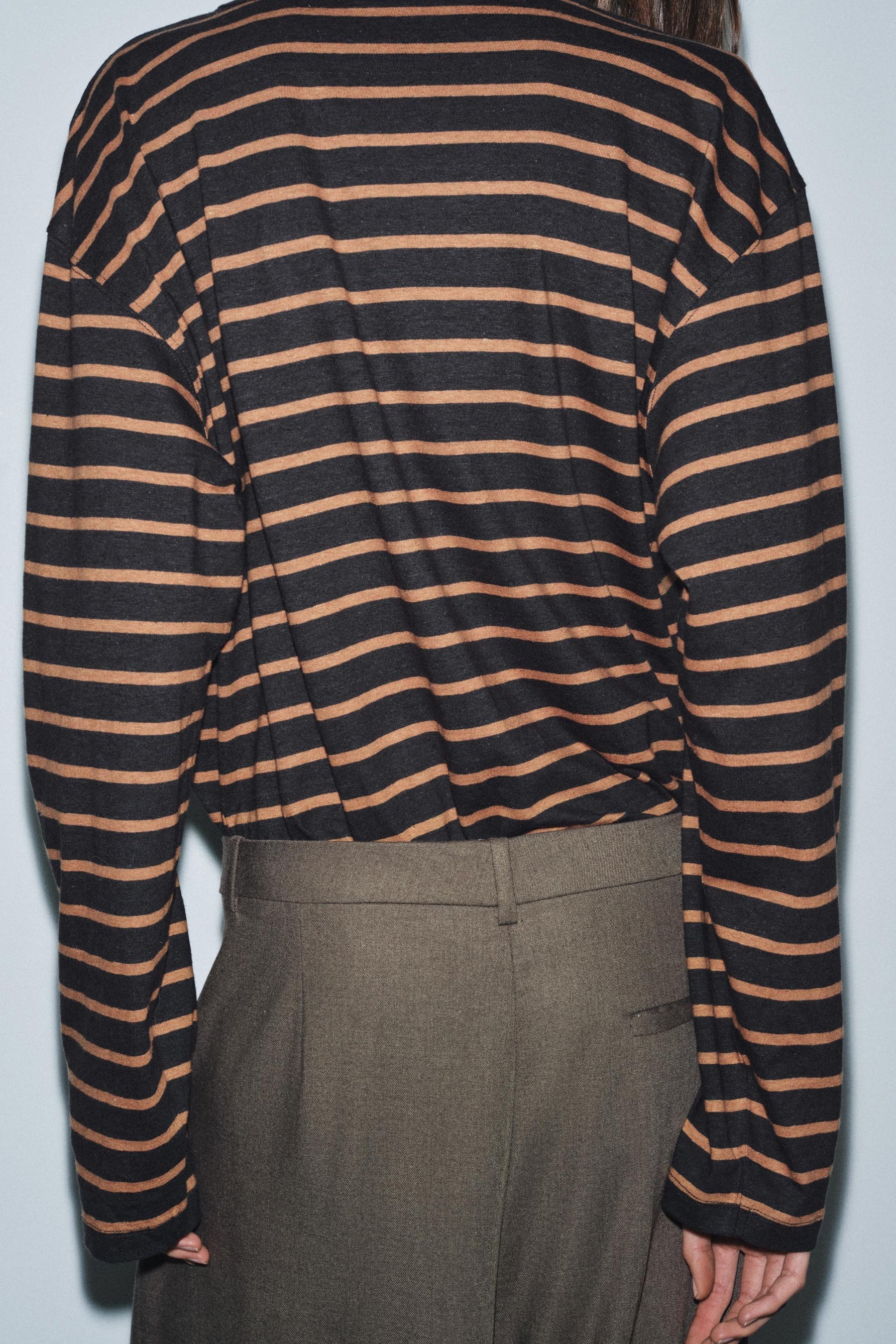 STRIPED LONG SLEEVE SHIRT