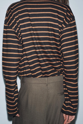 STRIPED LONG SLEEVE SHIRT
