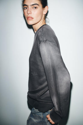 Ripped Faded Sweatshirt