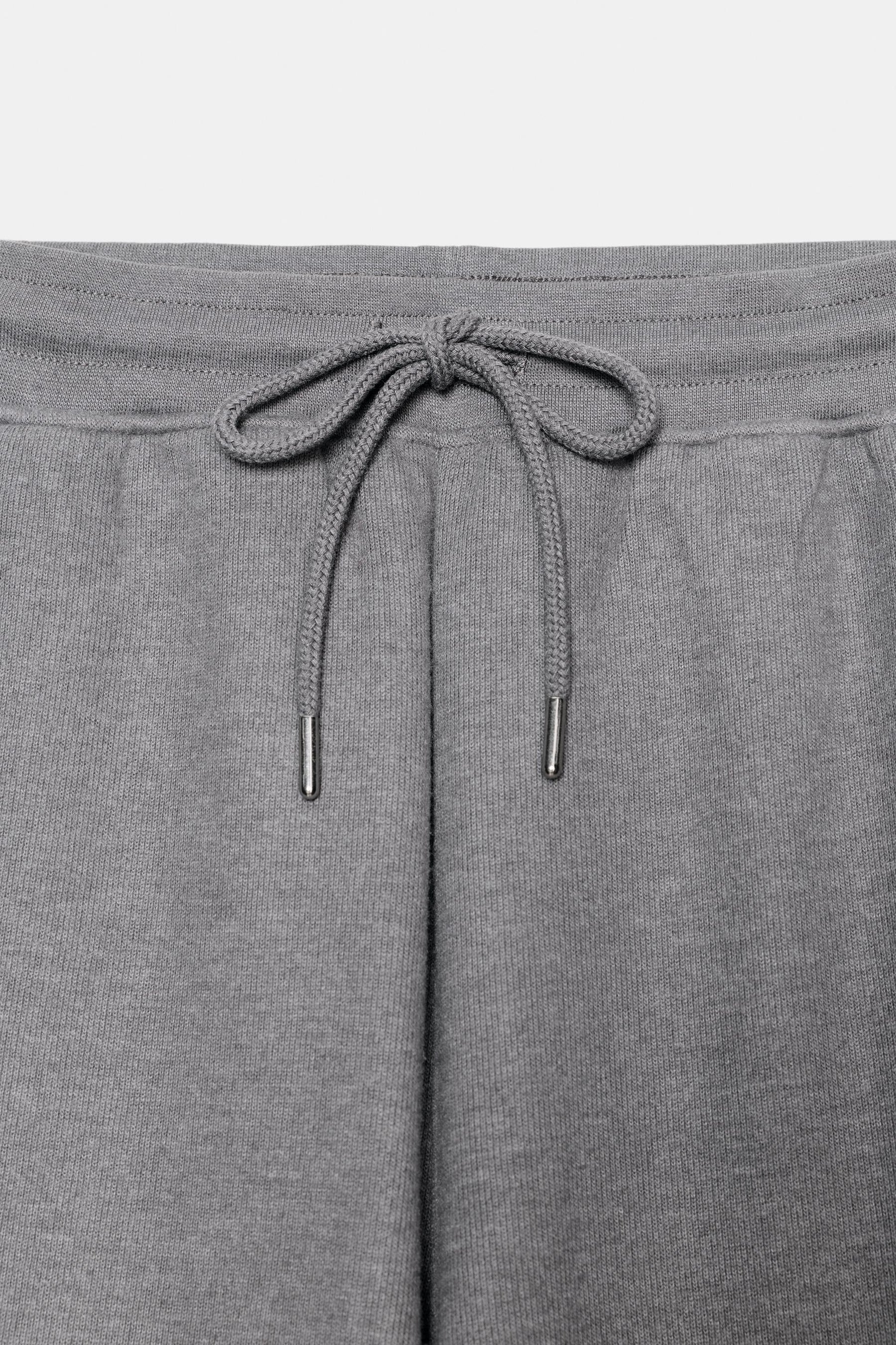 Straight-leg Rib-knit Trousers