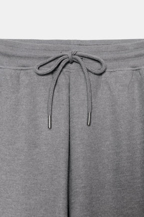 Straight-leg Rib-knit Trousers