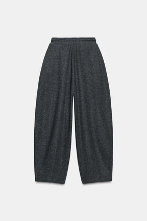 Ribbed Balloon Trousers