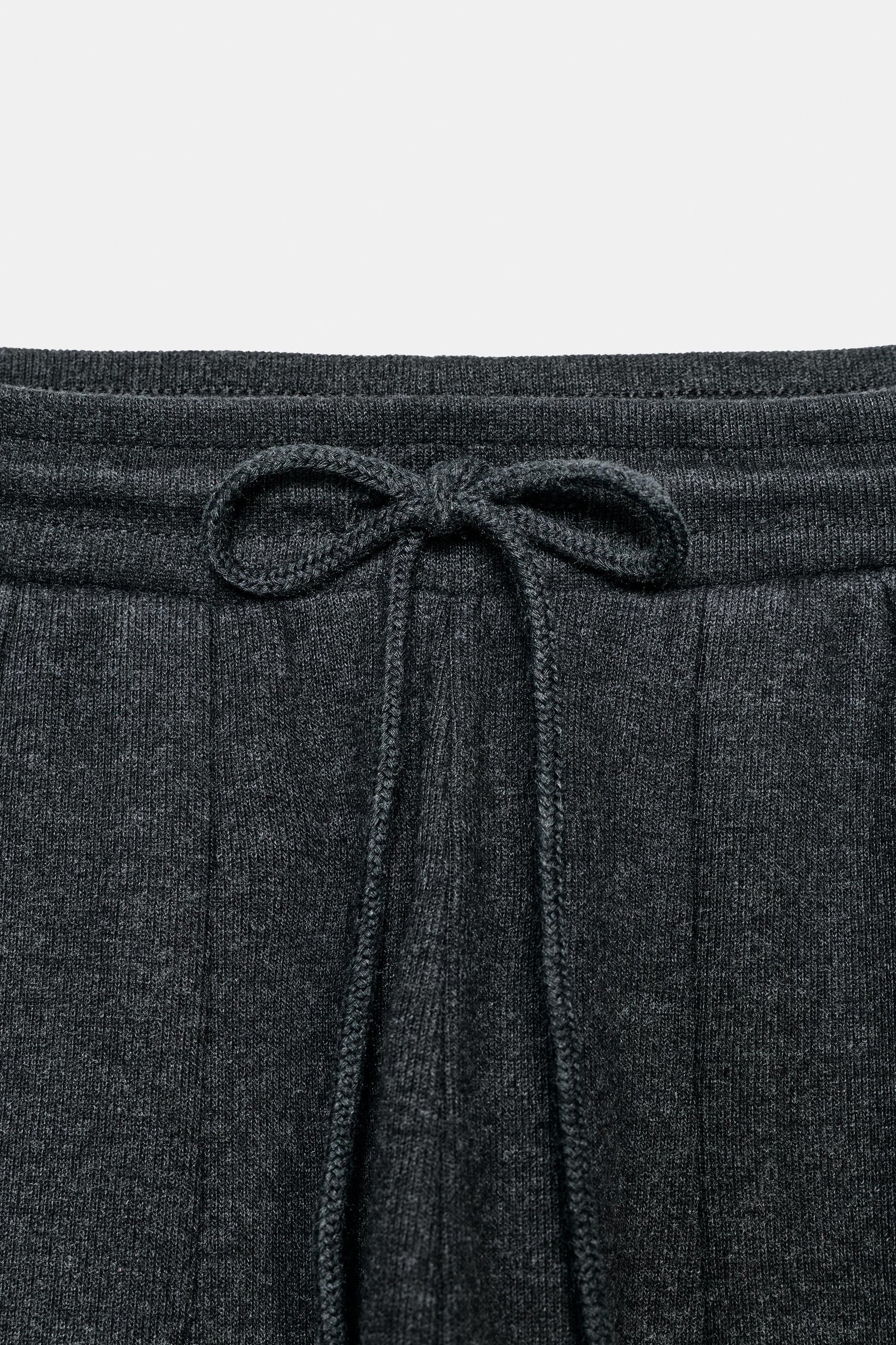 Ribbed Balloon Trousers