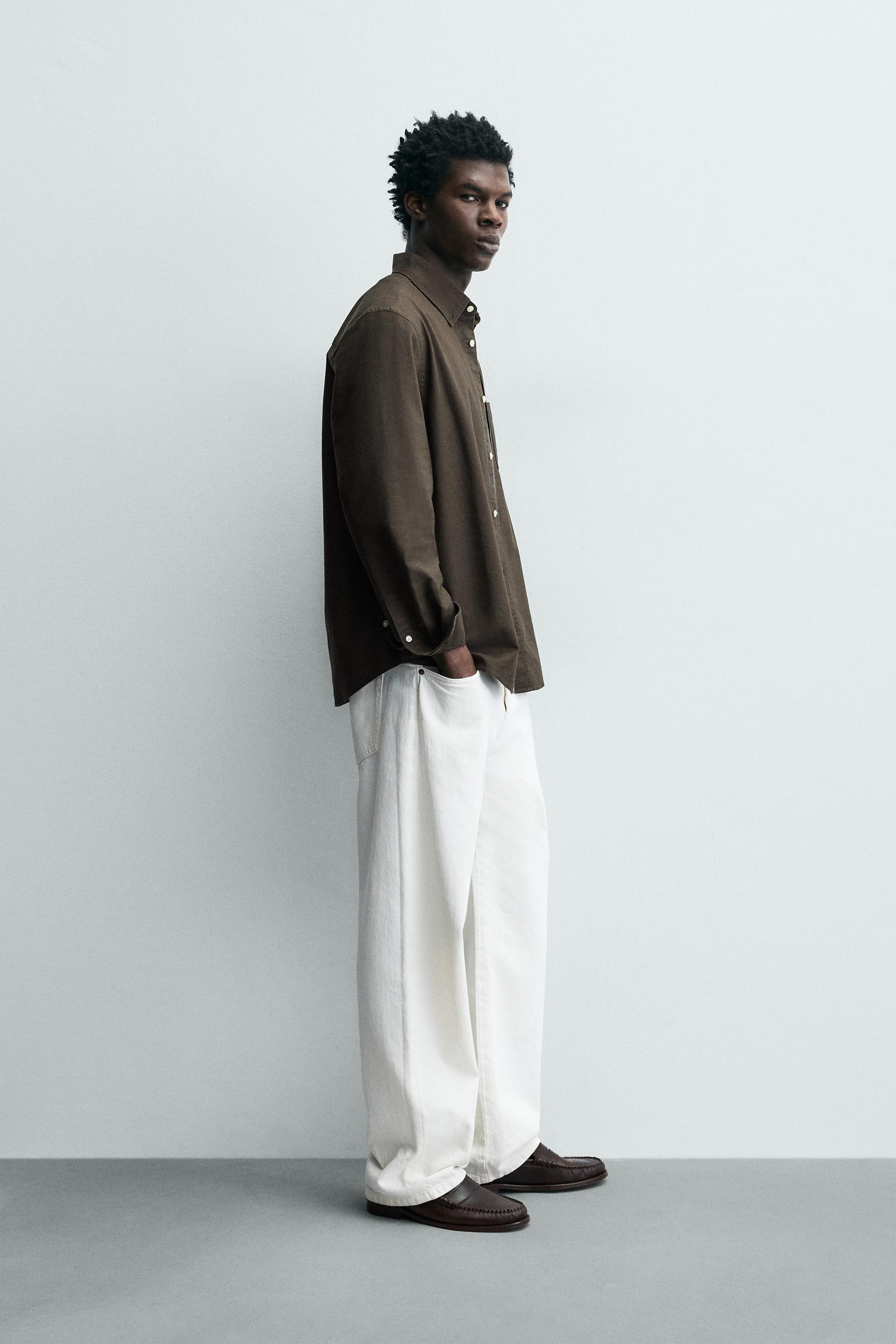 Textured Oxford Shirt