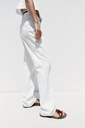 90's High-Waist Straight Jeans